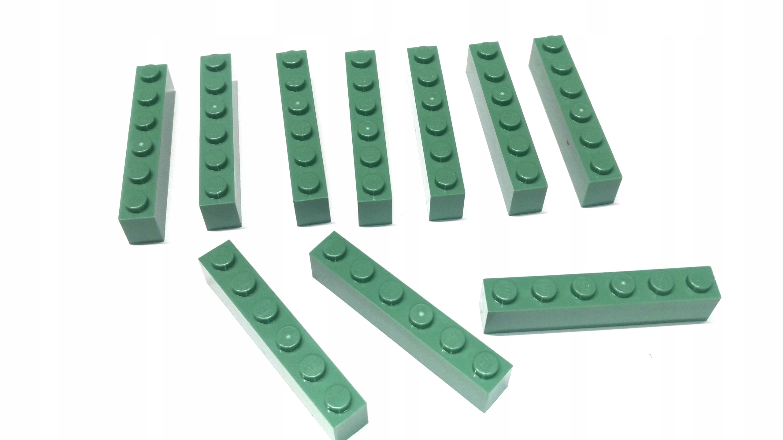 160a. Lego 3009 Sand Green 1x6 10szt cegła brick 2 4917d6c5ba58e3af3a8101ff1cec31f2