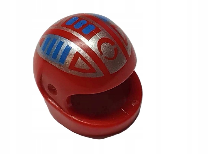 153G12. Lego kask motocyklowy 2446 czerwony nadruk - 1 szt 2 497e23967db4ea88075ece7f769f981e