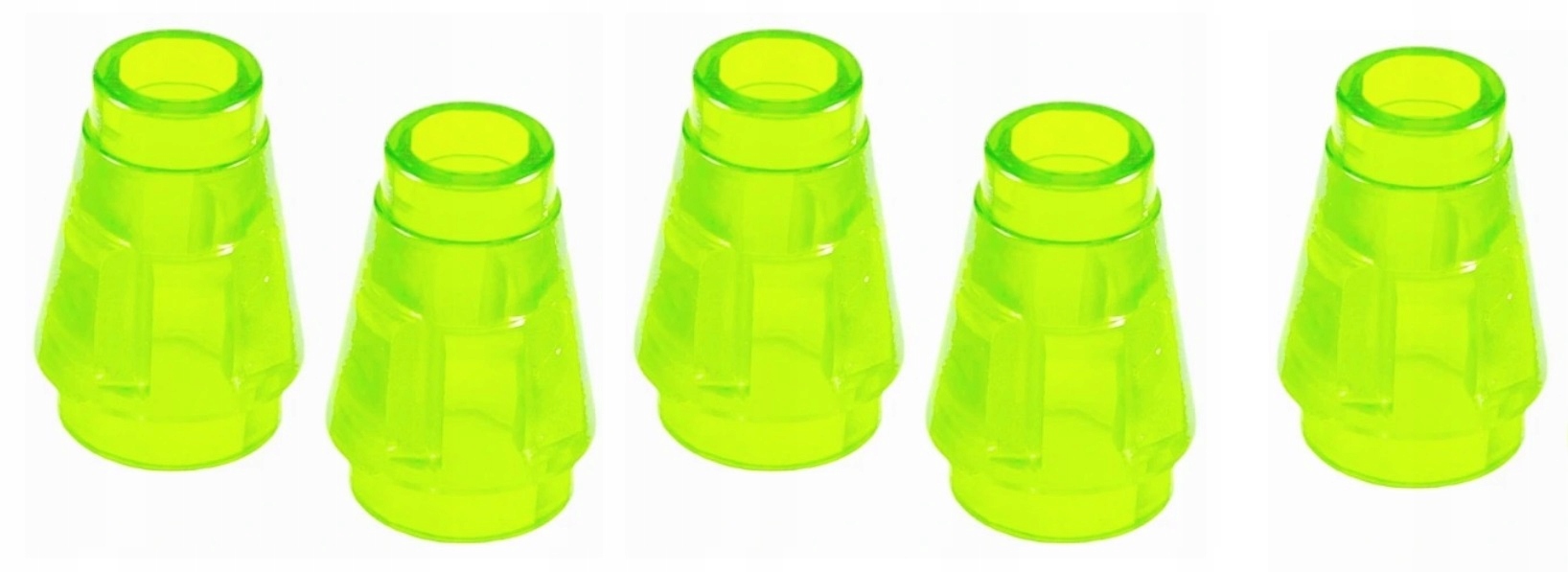 275i9. Lego space Blactron stożek 1x1 4589b Trans Neon Green 5 szt 2 499893f00b6b7189a4fc381ff6e61212
