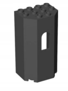 278c6. Lego panel 3x4x6 30246 do zamku zamek czarny 2 4a5d0fc6c9776df582764c06fbda0757