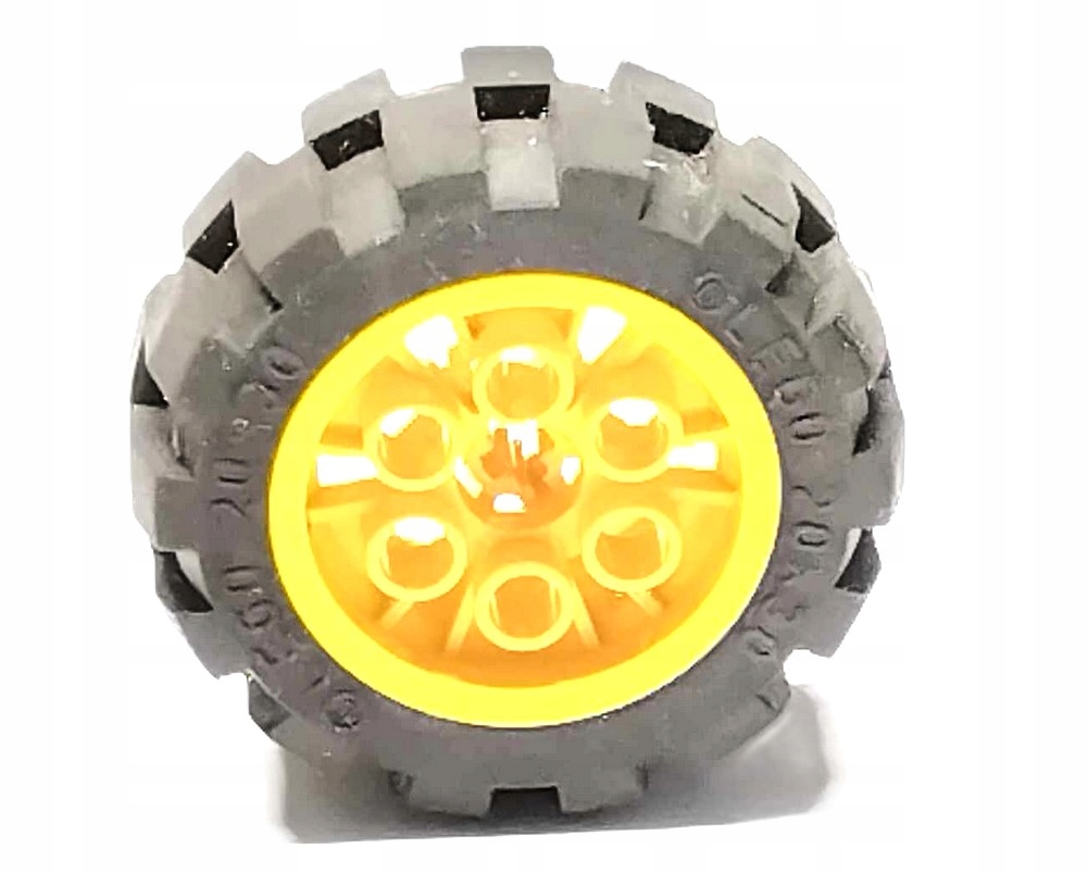 K2 Lego Technic Koło (opona + felga) 20x30 4266 żółta 1 komplet 2 4b37a6458e77e7fc13c6e606cd2e2996