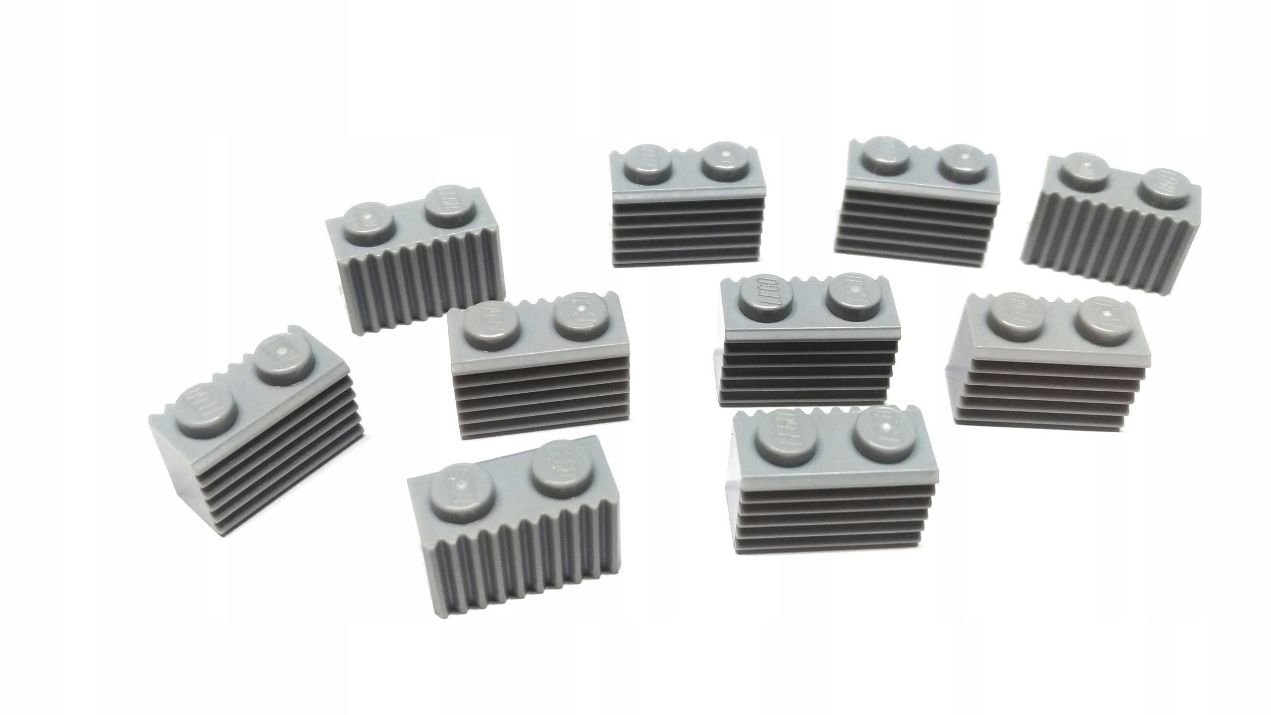 096b. LEGO 1x2 paski 2877 murek szary j- 10 sztuk 2 4ccbe8ffa1205159feb47f84fd819077