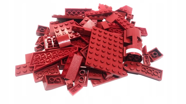 225. Lego Dark Red czerwony Mix 0,1 kg 100 g 9 4d3e4eb3c34afb0c409a0937bea4b79b