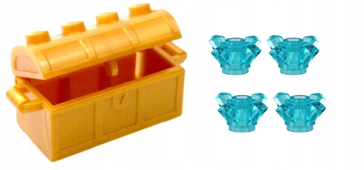 0100e4. Lego Pirat skrzynia diamenty kryształ Castle 4738 złota 2 4fe62312729108f5d7f702ae46e4fc70