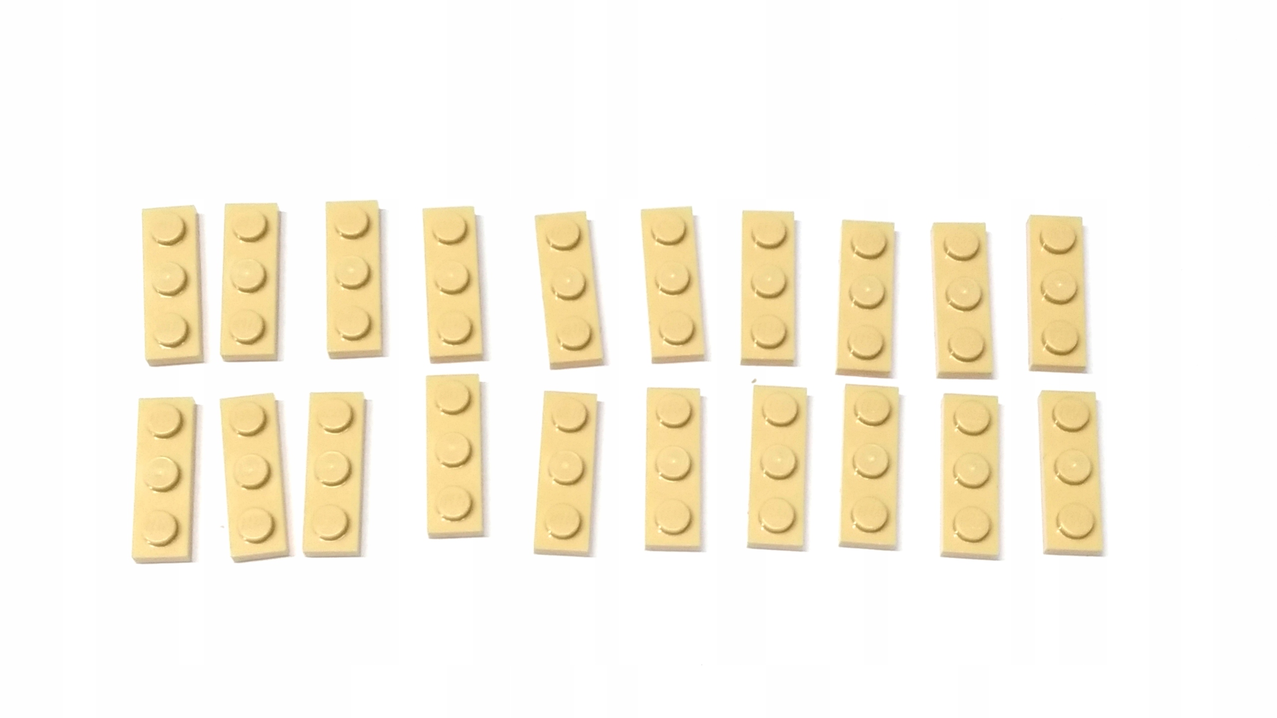 187b. Lego Płytka 3623 plate płytka 1x3 Tan 20szt 2 53aeafc728f014cb28ac003b24ead900