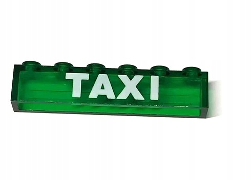 063i7. LEGO elektryka Klocek 3067pb07 TAXI zielony 2 53fbd3d79511eda8b6536f26d508cace