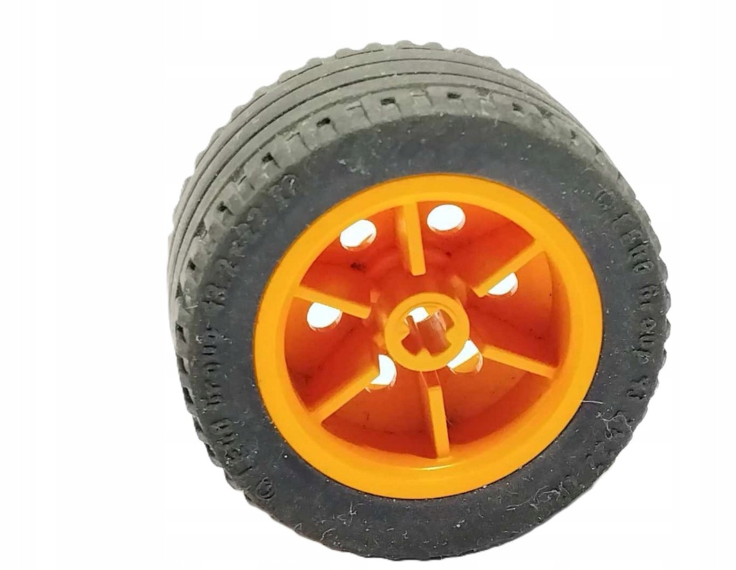 Ja1. Lego Technic Koło (opona + felga) 43.2x22R 504087 pomarańczowa 1 kompl 2 5592845af822d8533b8e24533d6da1d7