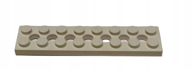 105j3 Lego Technic Płytka z dziurkami 2x8 3738 - biały 2 56667f26accb02e2a5e1db72cb24fcde