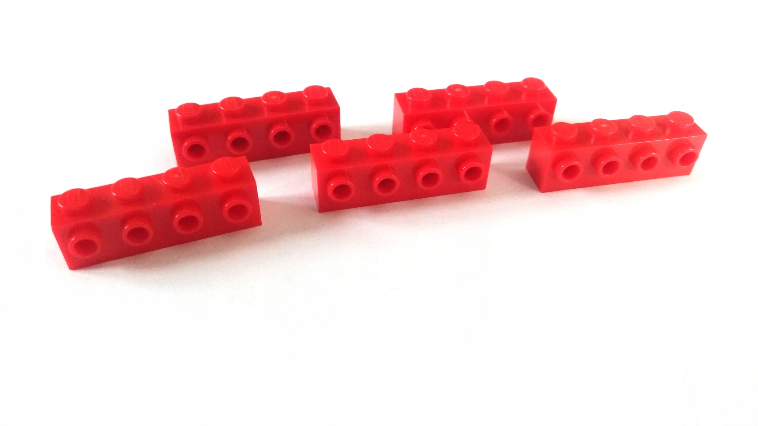 110b. Lego 1x4 30414 zestaw 5 szt czerwony 3 59db2e08aa08e537be2c1c4946af13c3