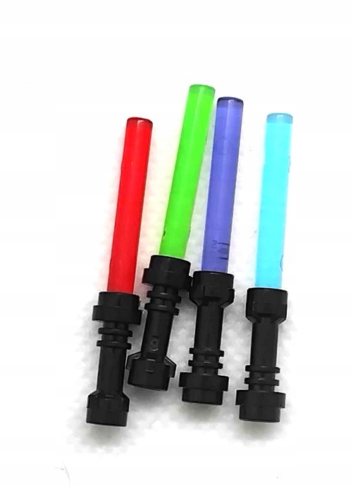 003x8. Lego miecz świetlny 64567 + 30374 komplet 4 sztuk krótki 3 5bc02114929b9b7ab1dd1ffff64381a0