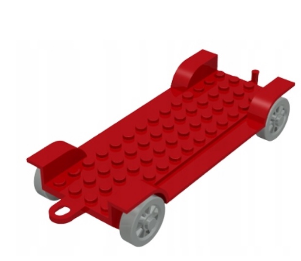 277c. Lego Fabuland podwozie 14x6 czerwone x612 2 5c452e6f818198be999bf61c6347202a