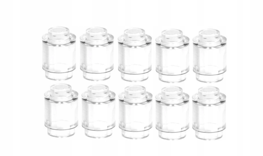 189j. Lego walc 1x1 przezroczysty 3062b 10szt 2 5e95c55703fd0d5dd9edb5e23d5c44e6
