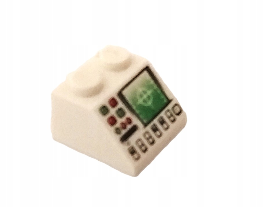 17D3. LEGO Legoland SPACE Police klocek z nadrukiem 3039p BIAŁY 2 600ae910c455fe55568cb8d48c6725cc
