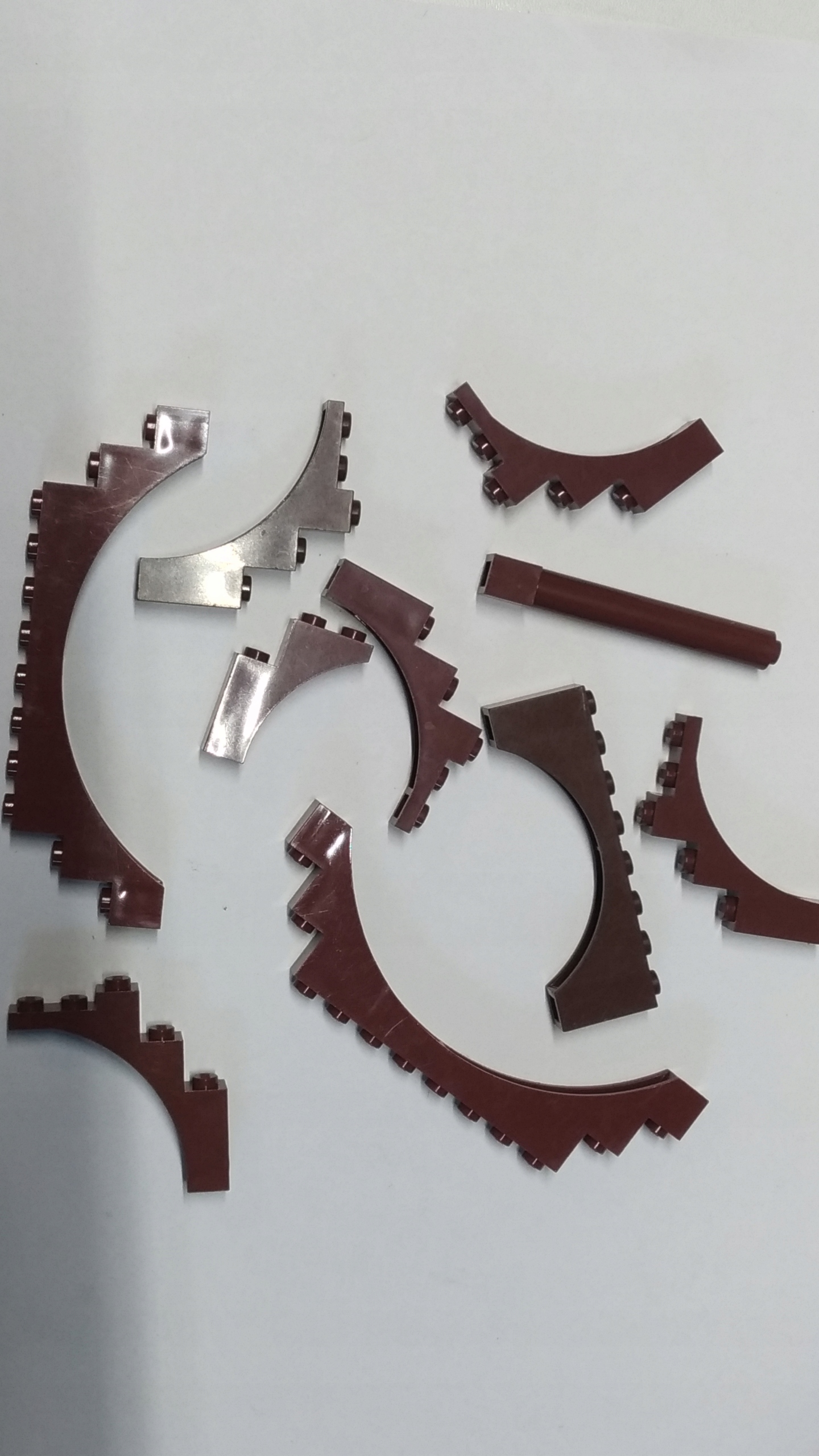 043g. Lego łuk łuki mix10 sztuk brązowe 6 60a4682245a38d94068b88125f02fcbb