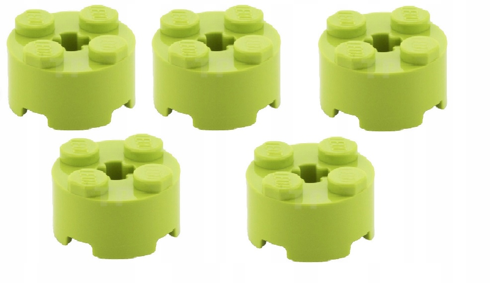 087i. Lego 2x2 Round 6143 -5 szt zielone oliwka 2 633173578055c8842cda422186950522