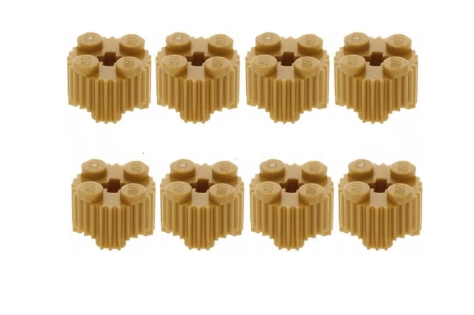 086f. Lego grill 2x2 4650645 92947 - 8 szt złoe perłowe - 8 sztuk 2 655aa21307ab2db5fecea9b11a6487b3