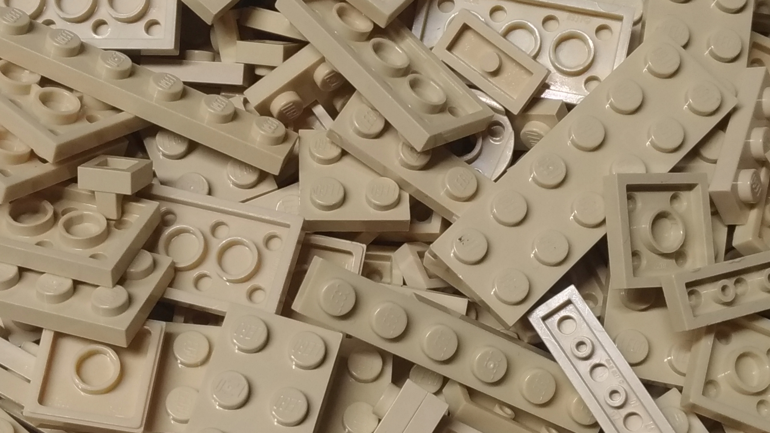 080. Lego piaskowe tan płaskie 100g MIX 0,1kg 10 6878e2879ac716e85482d1f12102bfd2