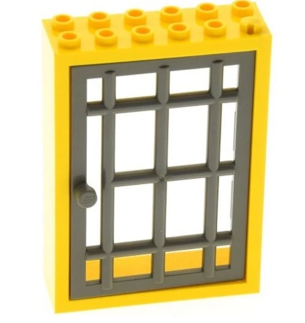 278b1. Lego 4071 WROTA do zamku zamek szary old KRATA 2x6x7 4071 4611 2 6b39d8e6489c1197d7aadf734ff33eec
