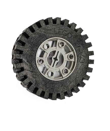 K19 Lego Technic Koło (opona+felga) 24x43 3739 1komplet szary 2 6b8fa12dd82e8435d96d13f1e060f79c