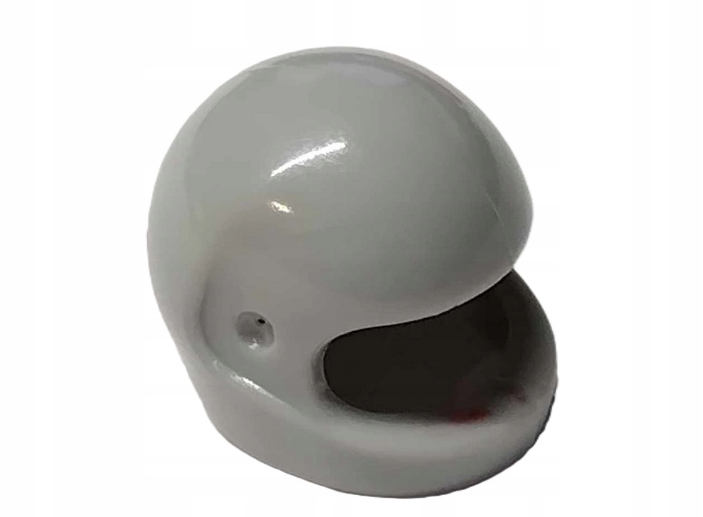 153G5. Lego kask motocyklowy 2446 szary jasny new - 1 szt 2 6c6387f9c2e5d3fb9f763f9000c593ae