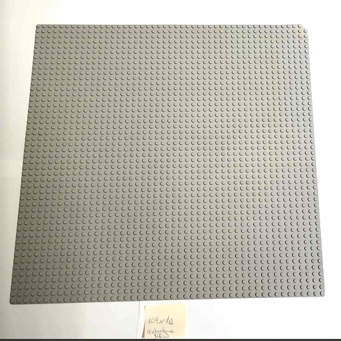 109x1aa. LEGO płyta 4186 cieńka 48x48 cieńka szara USZKODZONA 3 6ec2c46ea065376a4ed493a365039291