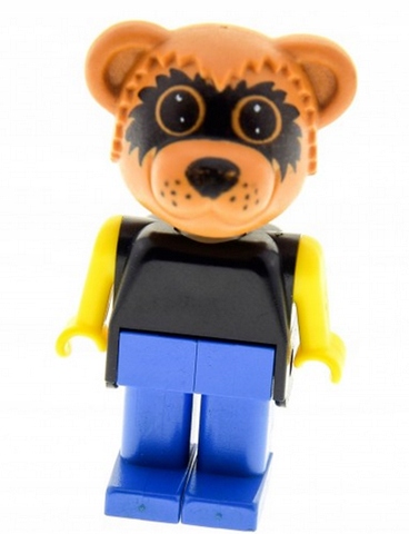 138g. Lego Fabuland figurka Raccoon miś 2 6fb644b8a42018e4cc2dab87d04013e9