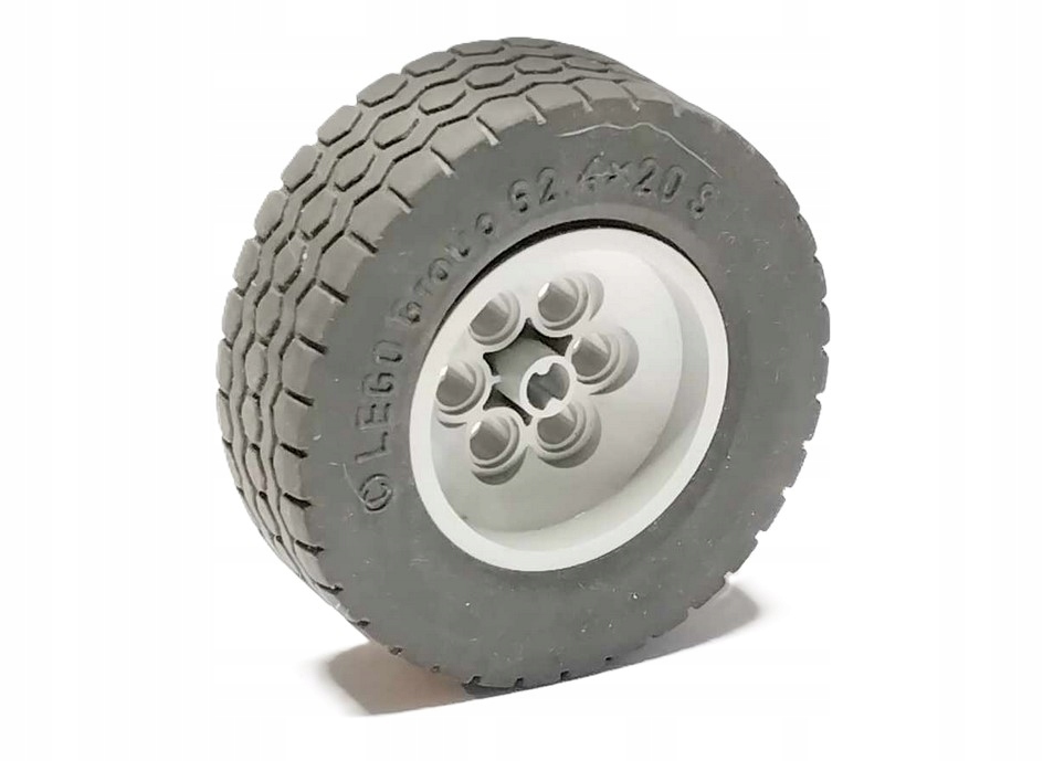 I7B Lego Technic Koło (opona + felga) 62.4x20 S 32020 szary old 1 komplet 2 7738a0fdce15da929b3a594fa5c1abf0