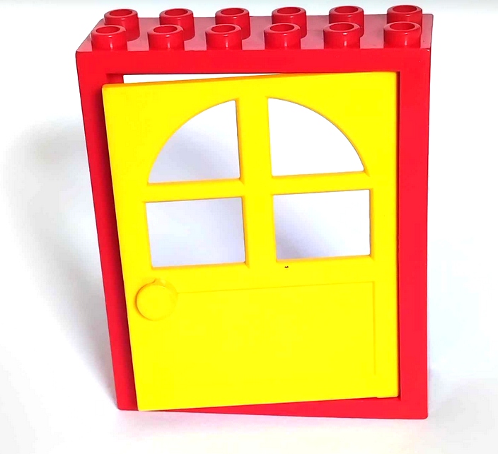 277j2a Lego Fabuland drzwi 62109 LEGO 6235c02 623521 rama czerwony 2 7f1f200b5daafbeb0d4155790be080c8