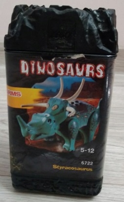 621A2. LEGO dinozaur Styracosaurus 6722 pojemnik i instrukcja komplet 6 816700f401fb022fdf9ddd337036253e