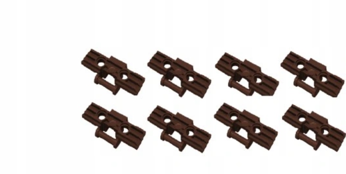 129cb. Lego gąsienica ogniwo 57518 c. brąz 8szt 2 81c089de591e539a51258c43ef42a9de
