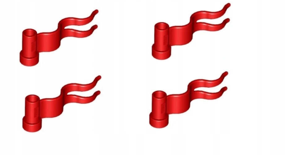 050A1. LEGO pirat rycerz falga 4495b 4495 FLAGA czerwona - 4 sztuki 2 831a9953767944d530b9c68a0fb05038