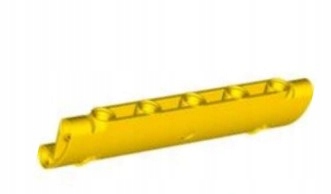 008C1. LEGO panel technic łukowy 3X11X2 4540613 62531 żółty 2 831ac91489756355575eaeb664c482f0