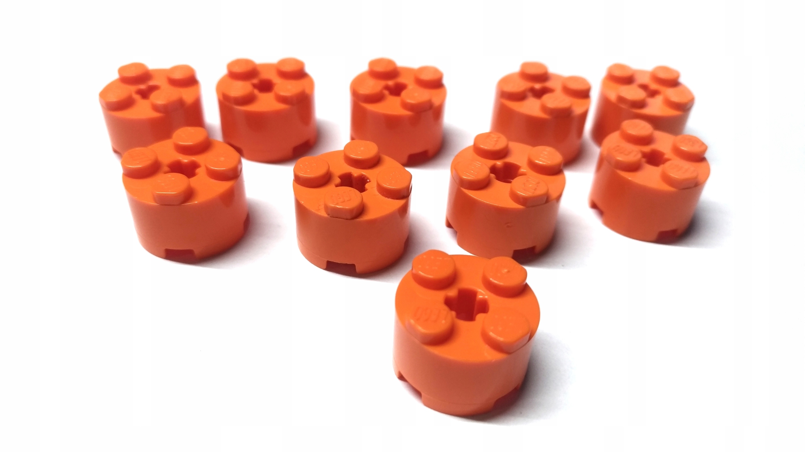 087b. Lego 2x2 orange brick Round 6143 - 10 szt 2 834a02fc5a19168d853980cdce50453c