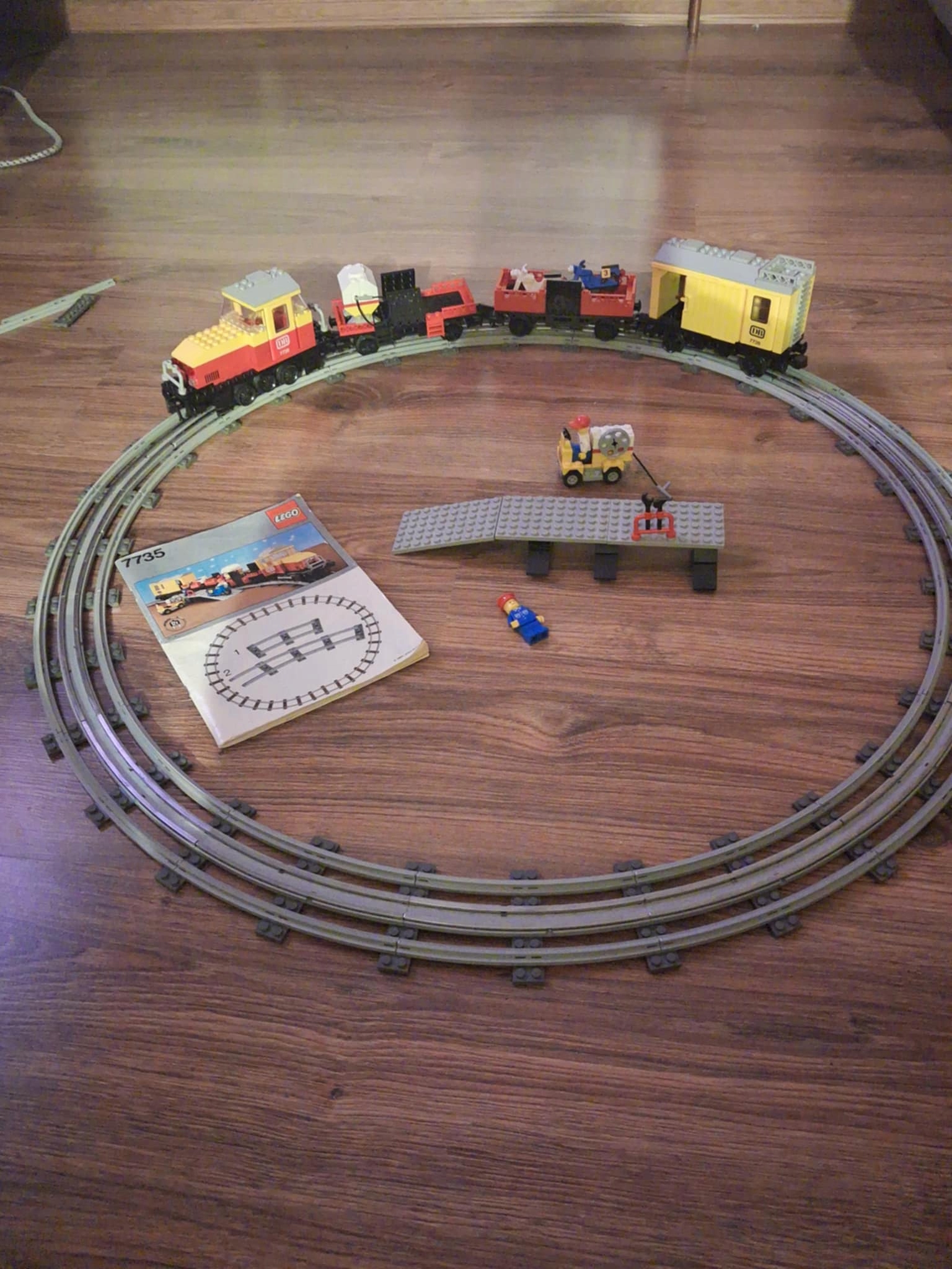 3A. Lego 7735 pociąg 12V lokomotywa i wagony train pociąg 12V. 13 849cd2b0afc74fd0348729c2975aca5d