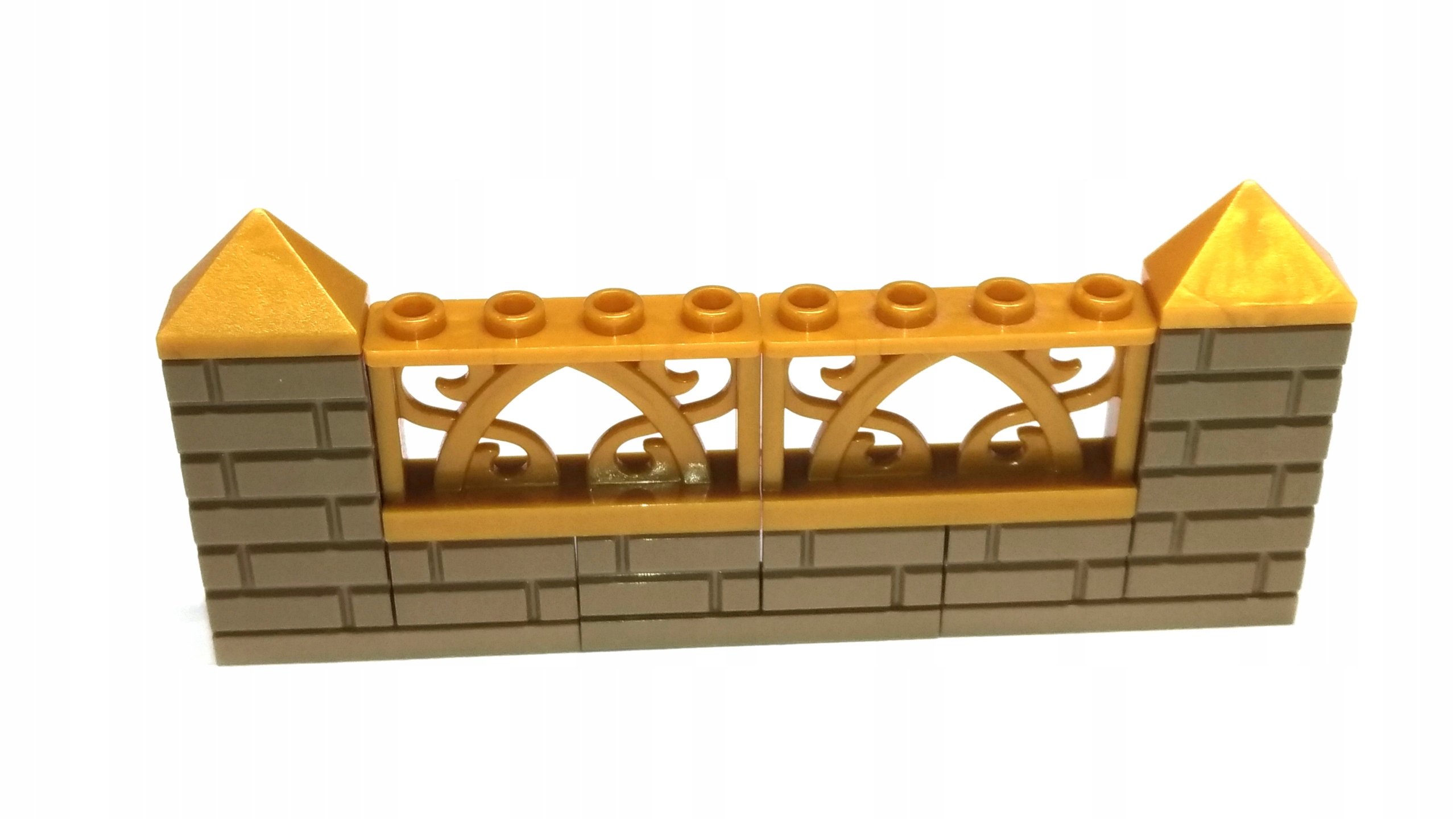 159k Lego płot ogrodzenie mur murek 1x12 złoty 2 9183b9f1c5f4b41148a8b96c9abe3c38