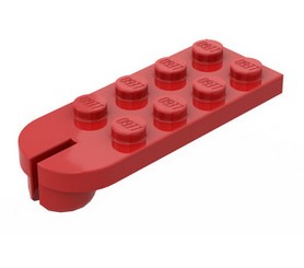 001AA2. Lego zawias 2x4 3491 czerwony 2 97cf96ab96afee399e95218da3b726f3