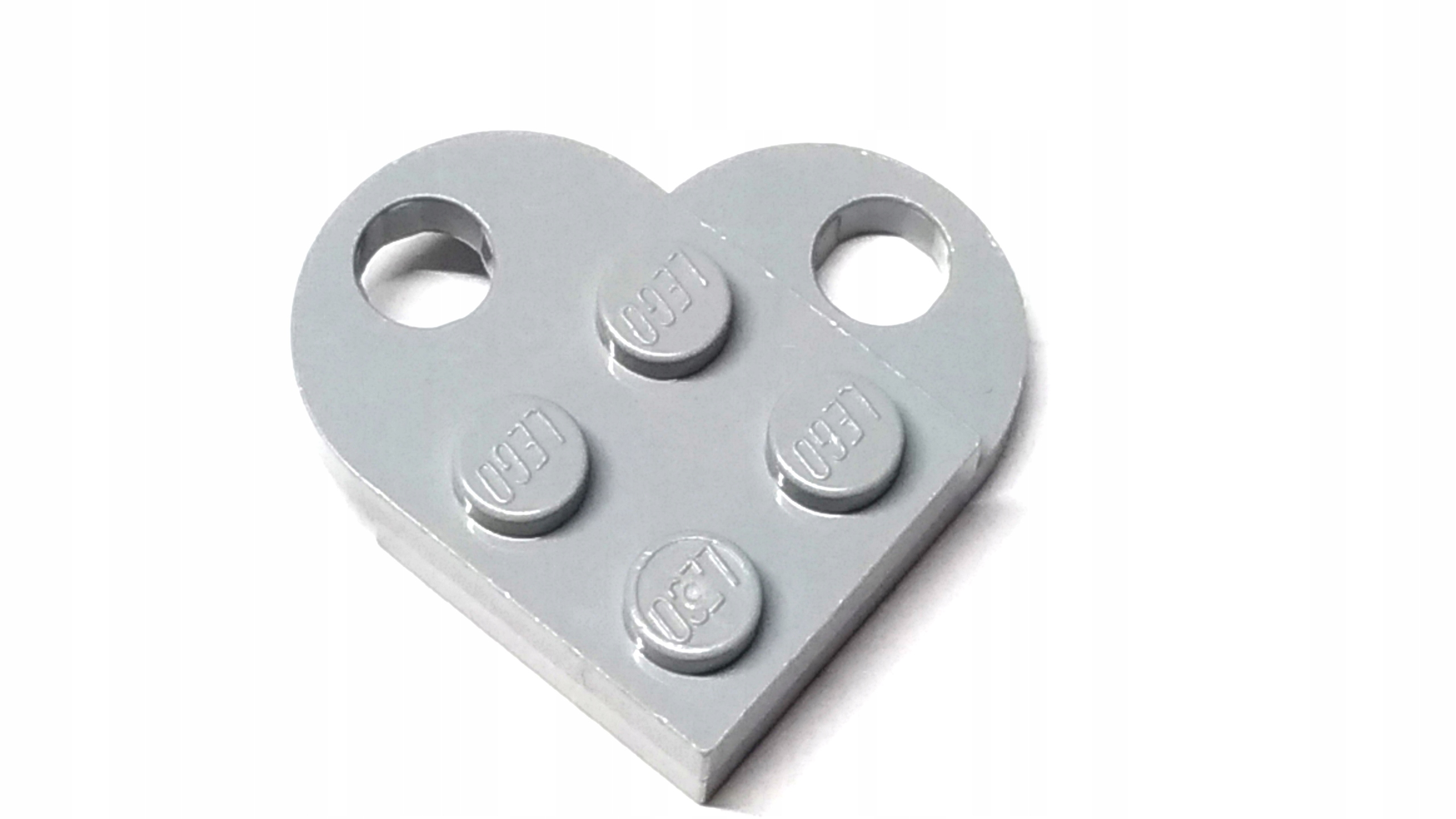 158f. Lego serce 3176 PŁYTKA 3X2 szary jasny 2 992a6cfd8ca952ce3b63475797e3cd5f