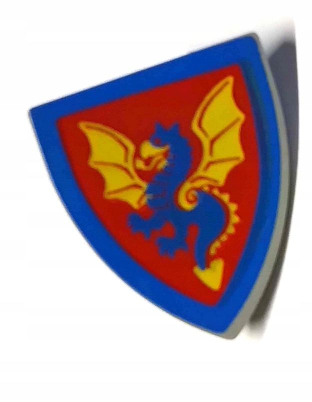 124d10. Lego 3846 Castle TARCZA smok dragon 2 9b43238111d9a239c1da41076a95b55c