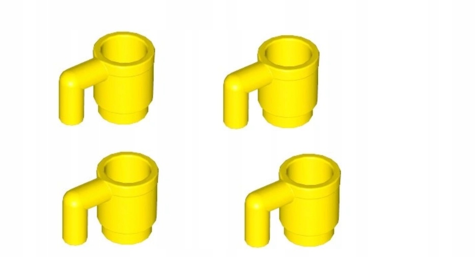157C3. Lego jedzenie Kubek 3899 - 4 sztuki żółty 2 9ffbb91345661ea332e5f8a2c0e5f355