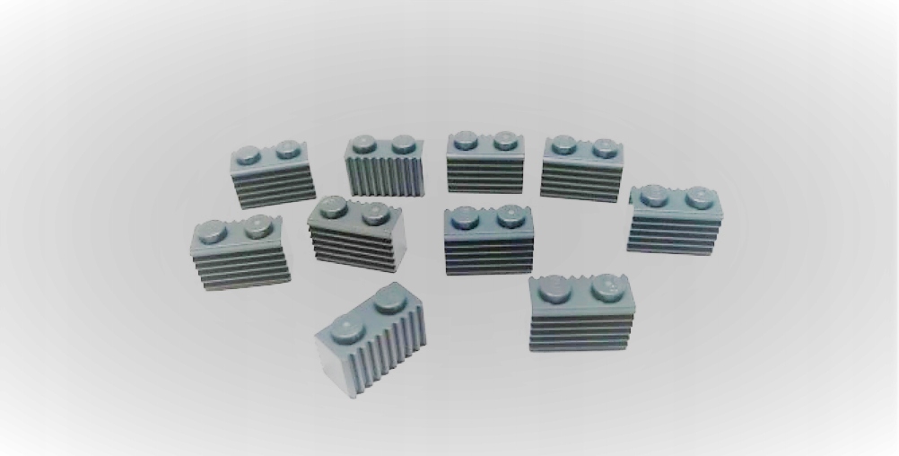 096c. LEGO 1x2 paski 2877 murek szary c - 10 sztuk 2 a05db2d5485d6c1bc5194412b1c946be