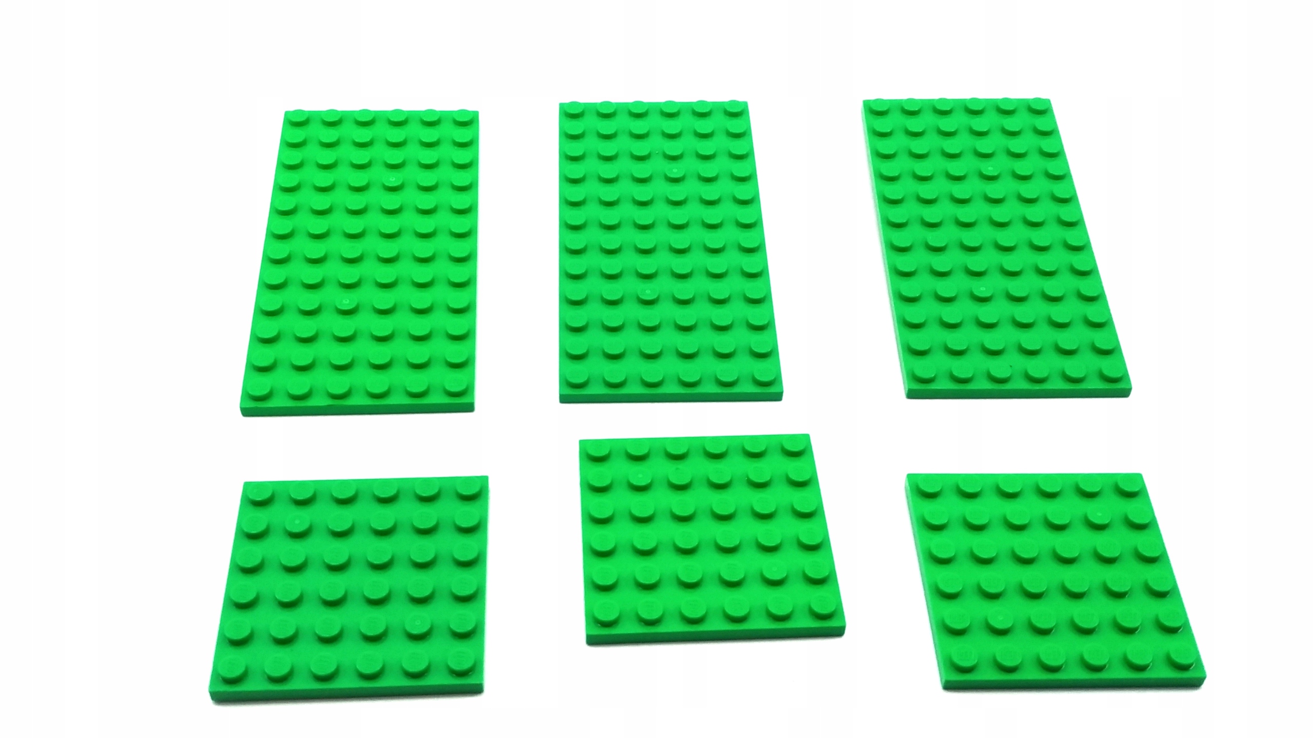 142r. Lego płyty cieńkie zielona jasna 6 sztuk 3 a216a7c63d85332b045f3c4a9814e3c4
