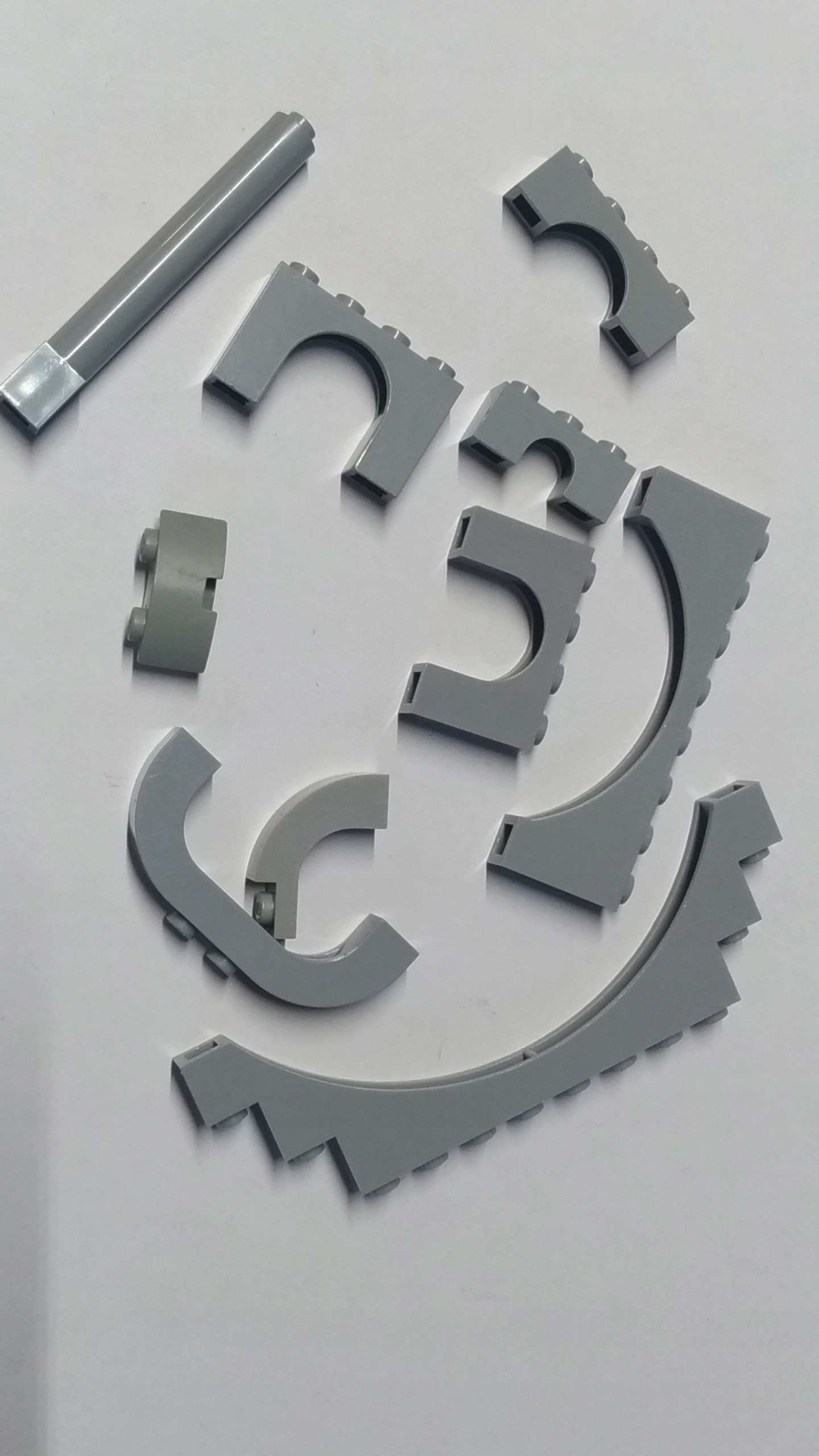 043J. Lego łuk łuki mix10 sztuk szare jasne 5 a2ca9db5346ac64b267d756f73276306