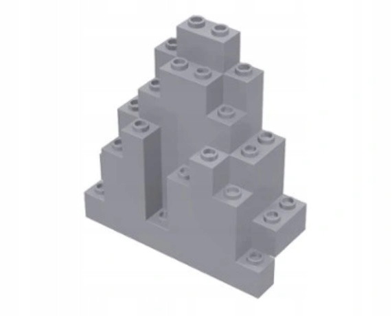 130ab. LEGO 6083 skała ściana panel szary 2 a2cfe08e2f9d5a2268cf2d446ada63e8