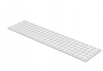 623u. LEGO 3026 Biała płyta budowlana 6x24 2 a4dd0b193deb3d4a62ef51e3f0f6359b