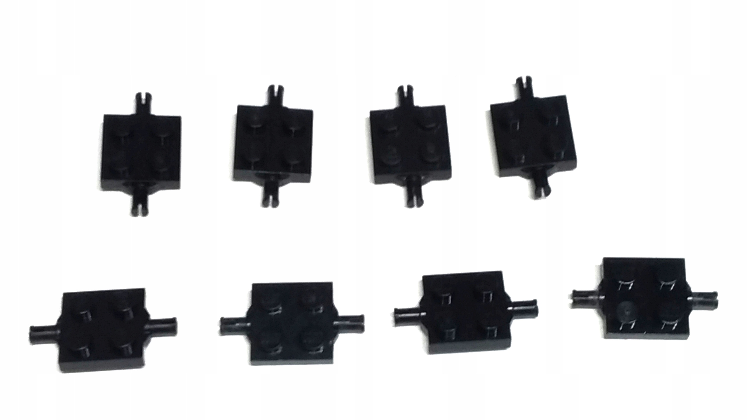 150c. Lego 4600 Płytka 2x2 z osią czarny - 8 SZT 3 a5f0487e4ab27586044cfe357bac3283