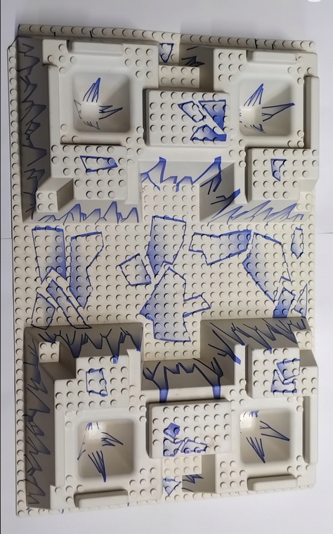 623a1 LEGO płyta konstrukcyjna 3D 30271px6 Biała lodowa skała USZKODZONA 5 ae618d0f38c0ee4119b2d558d995df99