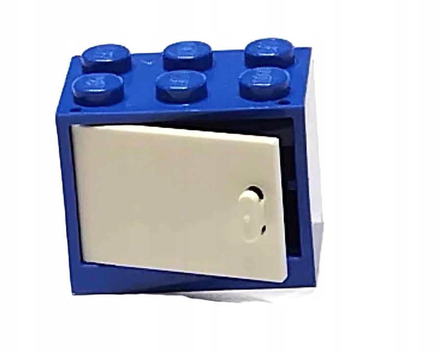 133F12. LEGO skrzynia kontener szafka z drzwiczkami 4532 4533 niebieska 2 ae9f2bdb84f04a7a4f6c490188cf2d30