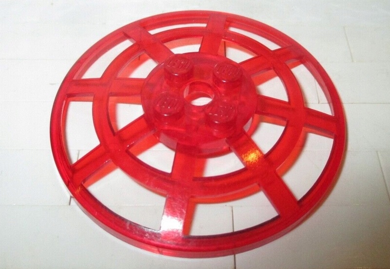 194A8. Lego Antena radar 4285b 428502 radar 6x6 z kratką 1 szt red neon 2 afec9995b4886c2739670c6c2f584aea