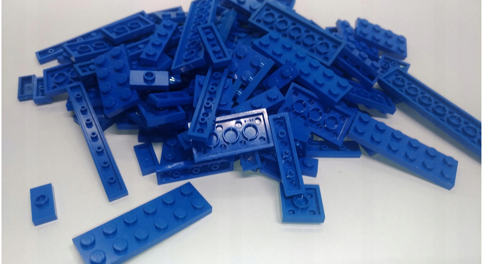 075. Lego niebieskie blue płaskie 100g MIX 0,1kg 8 affd5415dcfd905b5d84889e75926b16