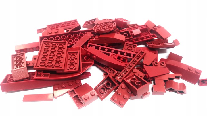 225. Lego Dark Red czerwony Mix 0,1 kg 100 g 11 b390c9c669799547fbe945b2e48ef22e